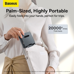 Giá Đỡ Baseus 2 Trục Gấp Gọn | Hợp Kim Nhôm, Chịu Lực 10Kg, Bản Điện Thoại & Tablet