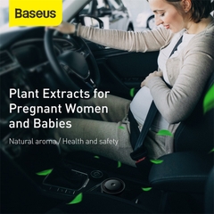 Bộ nước hoa khô khử mùi, lọc không khí dùng cho xe hơi Baseus Ripple Car Cup Holder Air Freshener（with Formaldehyde PurificationFunction）