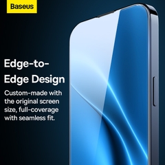 Cường lực Baseus All-glass Crystal Tempered Glass Film (Cellular Dust-proof)  iP14 FastStick