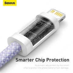 Cáp Sạc Nhanh Baseus Dynamic 2 PD 20W Type-C to Ln | Bện Dù Siêu Bền, Chống Gãy 1m/2m