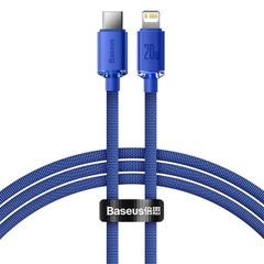 Cáp sạc nhanh, truyền dữ liệu tốc độ cao siêu bền Type C to Lightning Baseus Crystal Shine Series Fast Charging Data Cable