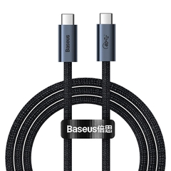 Cáp Baseus Thunderbolt 4 Flash Series | Data 40Gbps, Sạc 100W, Xuất Hình 8K@60Hz