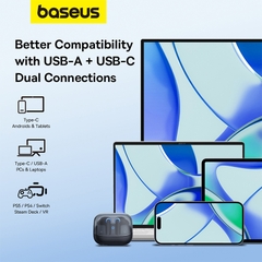 Tai Nghe TWS Baseus AeQur G10 | Kết Nối Cùng Lúc PC & Điện Thoại, Chuyên Game Không Trễ