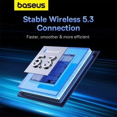 Tai Nghe True Wireless Baseus Bowie E5x | Bluetooth 5.3, Đàm Thoại Chống Ồn, Thiết Kế Trong Suốt