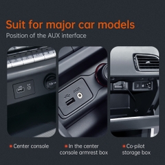 Cáp Chuyển Mcdodo Castle Ln / Type-C to 3.5mm | Dùng Cho Ô Tô, Loa, Dây Dù Chống Nhiễu HiFi