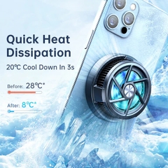 Sò Lạnh Tản Nhiệt Từ Tính Mcdodo Kèm Sạc Không Dây | Hạ 20°C Trong 3s, Chơi Game Không Nóng Máy