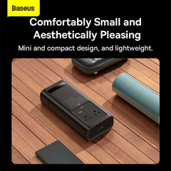 Bộ Chuyển Điện Baseus IGBT 300W | Từ Ắc Quy Sang 220V, 4 Cổng AC Type-C USB, Màn Hình LED