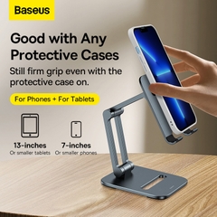 Giá Đỡ Baseus 2 Trục Gấp Gọn | Hợp Kim Nhôm, Chịu Lực 10Kg, Bản Điện Thoại & Tablet