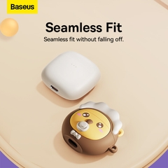 Case Chống Sốc Baseus Cho Tai Nghe Bowie M2 | Chất Liệu Silicon Mềm Mại, Hình Gấu Đeo Kính Cực Ngầu