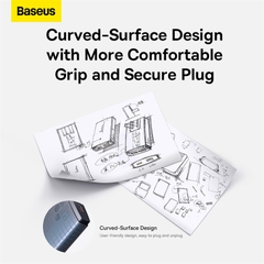 Cốc Sạc Nhanh Baseus GaN5 Pro Ultra-Slim 65W | Thiết Kế Dẹt Siêu Mỏng, Sạc Laptop & Điện Thoại