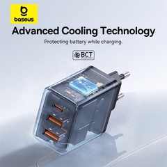 Cốc Sạc Nhanh OS-Baseus Cube Fast Charger 30W (2USB + Type-C)