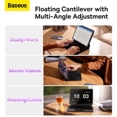 Bao Da Bàn Phím Baseus Brilliance Pro Cho Pad | Kèm Trackpad Đa Điểm, Hít Từ Tính, Màn Hình LED
