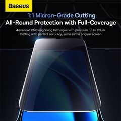 Kính cường lực chống nhìn trộm Baseus All-glass Peep-proof Tempered Glass Film for iP 14 2022