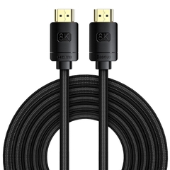 Cáp HDMI 2.1 Baseus High Definition 8K Chuyên Dụng Cho Gaming | Hỗ Trợ 8K@60Hz, Dây Dù