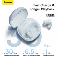 Tai Nghe Bluetooth Baseus AirNora 2 | Hộp Vải Nhung Kèm Gương, Chống Ồn ANC