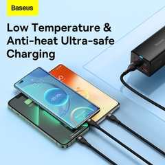 Cáp sạc nhanh 3 đầu Baseus Flash Series Ⅱ One-for-three Fast Charging Data Cable USB to M+L+C 100W