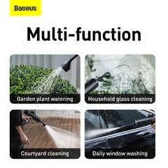 Máy Rửa Xe Cầm Tay Baseus Chạy Pin | Không Dây Gọn Nhẹ & Tự Hút Nước, Áp Lực Cao, Dùng 30 Phút
