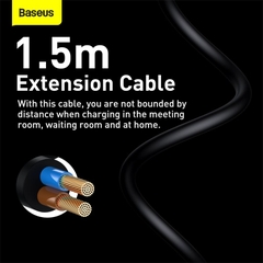 Bộ Sạc Baseus GaN3 Pro 100W Để Bàn | 4 Cổng (2C+2U) Sạc Nhanh Laptop & Điện Thoại
