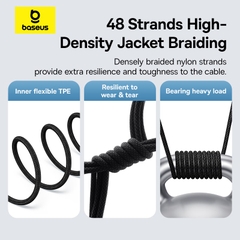 Cáp Sạc Baseus Gem 20W Type-C to Ln | Sạc Nhanh PD, Bền Bỉ, Chính Hãng