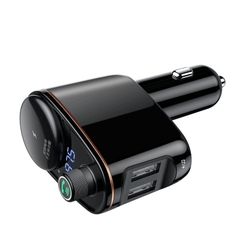 Bộ tẩu sạc trên xe hơi Baseus S06 Locomotive Bluetooth MP3 Vehicle Charger