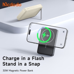 Pin Sạc Dự Phòng Mcdodo MagQ 10000mAh | Sạc Không Dây Qi2 & Sạc Có Dây 30W