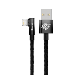 Cáp Sạc Chơi Game Baseus MVP 2 2.4A USB to Ln | Đầu Gập 90 Độ, Không Vướng Tay
