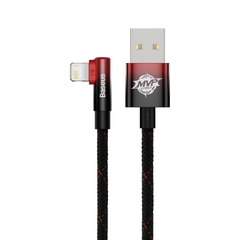 Cáp Sạc Chơi Game Baseus MVP 2 2.4A USB to Ln | Đầu Gập 90 Độ, Không Vướng Tay