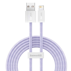 Cáp Sạc Nhanh Baseus Dynamic 2 USB to Ln 2.4A | Bện Dù Siêu Bền, Chống Rối, Dài 1m/2m