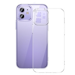 Combo Ốp Lưng & Kính Cường Lực Baseus Crystal | Dành Cho Dòng iP12, Bảo Vệ Toàn Diện 360°