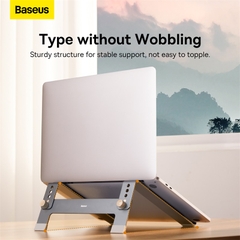 Giá Đỡ Laptop Baseus UltraStable Chống Mỏi Gáy | 4 Nấc Độ Cao, Thiết Kế Thoáng Tản Nhiệt