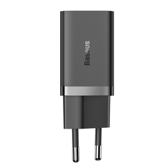 Cốc Sạc Nhanh Nhỏ Gọn OS-Baseus GaN5 Pro Fast Charger C+C 40W EU (Chân cắm tròn)