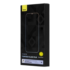 Bộ 2 Kính Cường Lực Baseus Crystal Cho Dòng Máy iP14 | Siêu Bền Chống Va Đập, Full Màn Hình