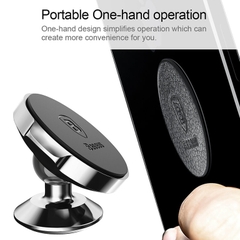 Đế Giữ Điện Thoại Baseus Small Ears | Hít Nam Châm Dán Taplo Ô Tô, Xoay 360 Độ