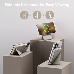 Pin Sạc Dự Phòng Voltme MagPak 5K | Hít Nam Châm, Có Chân Chống & Sạc Không Dây