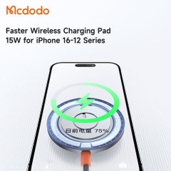 Sạc Không Dây Từ Tính Mcdodo MagQ 15W | Siêu Mỏng Nhẹ, Tương Thích Qi2