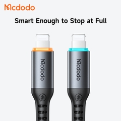 Cáp Sạc Mcdodo Cab Smart 12W USB to Ln | Tự Ngắt Thông Minh, Có Đèn Báo Sạc