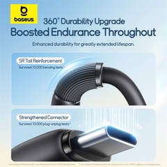 Cáp Sạc Đa Năng Baseus Ultra-Fast 3.5A USB to M+L+C | Dẻo Dai Chống Rối, Sạc 3 Thiết Bị