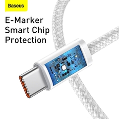 Cáp Sạc Baseus Dynamic Series 100W Type-C to Type-C | Chip E-Marker, Bện Dù Bền
