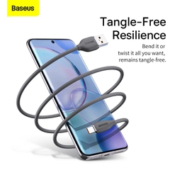 Cáp Sạc Nhanh Baseus 100W USB toType-C | Chất Liệu Silicon Siêu Bền Chống Đứt