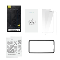 Kính Cường Lực Baseus Corning cho iP13/iP14 | Có Màng Loa Chống Bụi