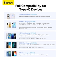 Cáp Sạc Nhanh Baseus Superior Series USB to Type-C 100W | Chuyên Dụng Cho Huawei, Honor