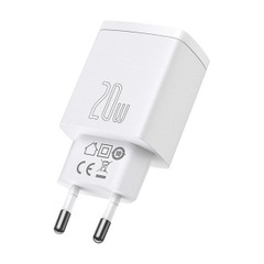 Cốc Sạc Nhanh Baseus Compact 20W | 2 Cổng USB & Type-C, Sạc Cùng Lúc 2 Thiết Bị