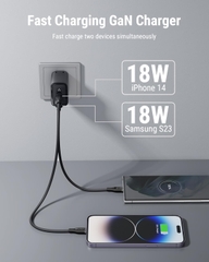 Củ Sạc Nhanh Voltme Revo 35W Công Nghệ GaN III | Thiết Kế Chân Gập Gọn, Tùy Chọn 2 Cổng Sạc