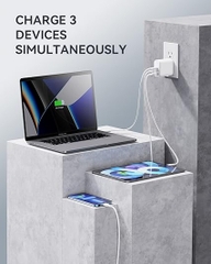 Củ Sạc Nhanh Voltme Revo 65W | Công Nghệ GaN III, 2Type-C + USB, Sạc Nhanh Laptop & Điện Thoại