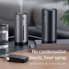 Máy Phun Sương Tạo Ẩm Baseus Cho Ô Tô | Thiết Kế Vừa Hộc Để Ly, Vỏ Hợp Kim Nhôm Sang Trọng