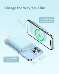Pin Sạc Dự Phòng Baseus Magnetic 10000mAh | Sạc Nhanh Không Dây & Có Dây 30W