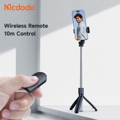 Gậy Selfie Kiêm Tripod Mcdodo | Gấp Gọn Bỏ Túi, Kèm Remote Điều Khiển Từ Xa
