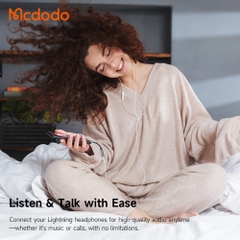 Đầu Chuyển Mcdodo Cổng Ln Sang Type-C | Hỗ Trợ Sạc, Âm Thanh & Dữ Liệu