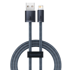 Cáp Sạc Nhanh Baseus Dynamic USB to Ln 2.4A | Bện Dù Siêu Bền, Chống Rối, Dài 1m/2m