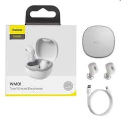 Tai Nghe Bluetooth Baseus WM01 | Thiết Kế Mini Nhỏ Gọn, Cảm Ứng, Nhiều Màu, Chính Hãng